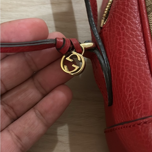 Gucci GG Canvas Bree Crossbody Bag Red - Picture 2 of 4